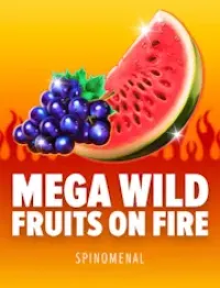 mega wild fruits on fire - logo
